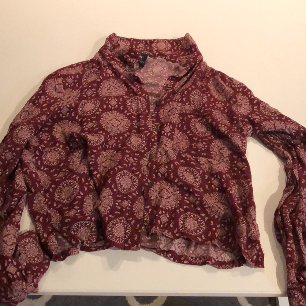Forever 21 button down blouse
